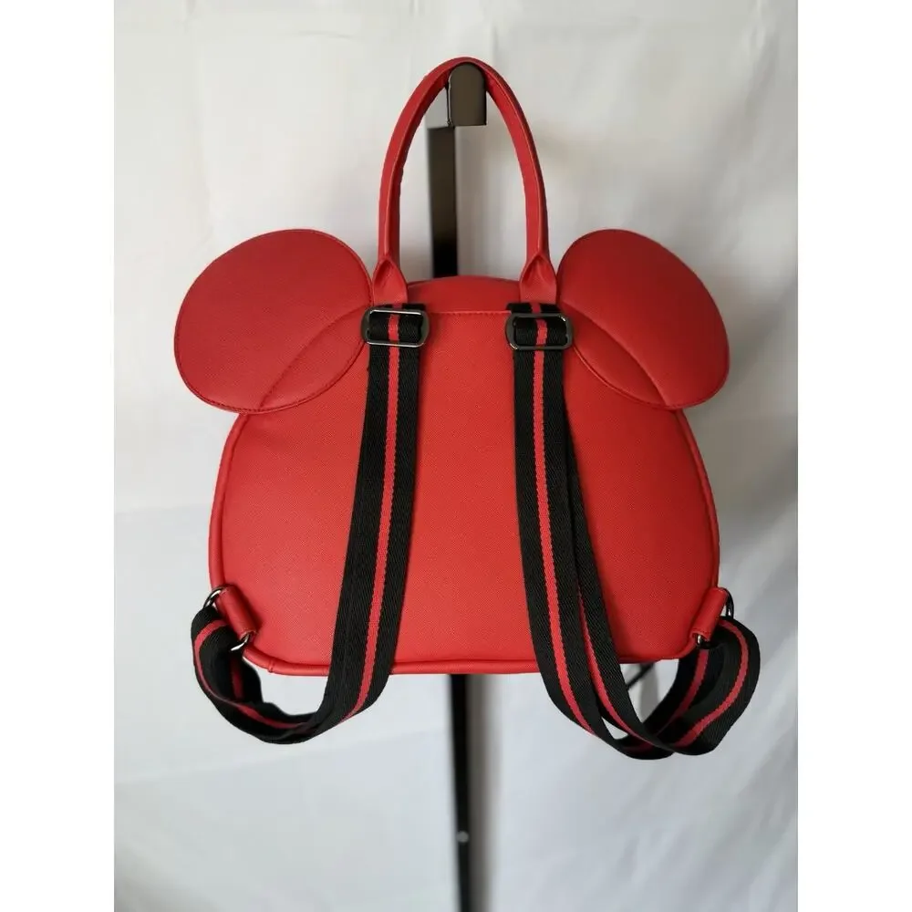 Disney Baby x Freshly Picked Mickey Anaheim Backpack Diaper Bag in Rogue Red